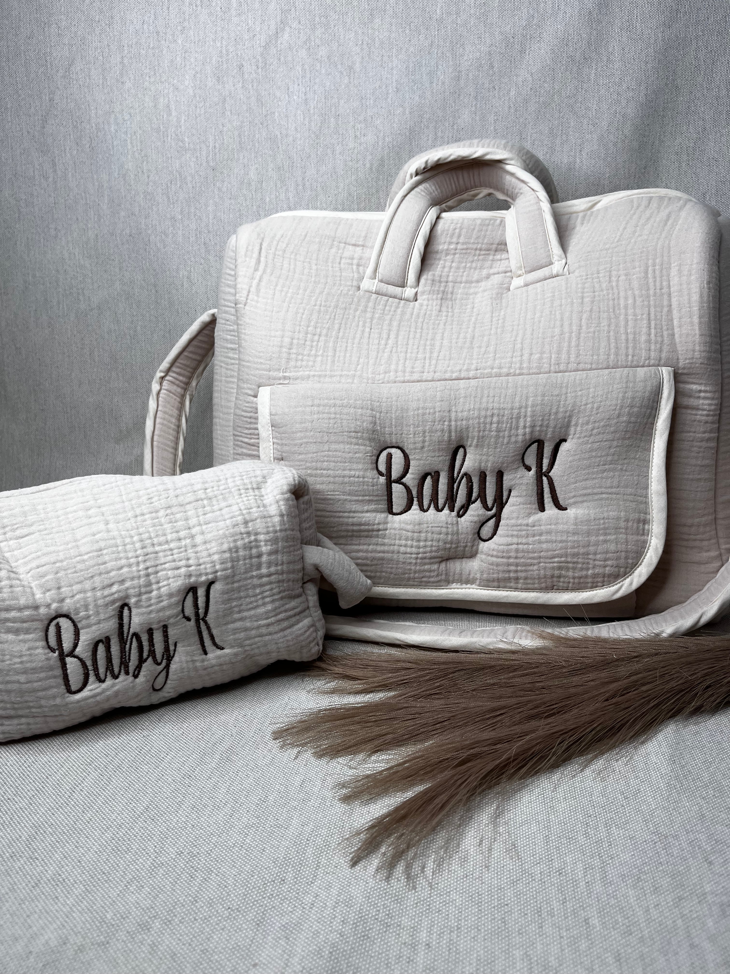 Sac à langer avec trousse de toilette