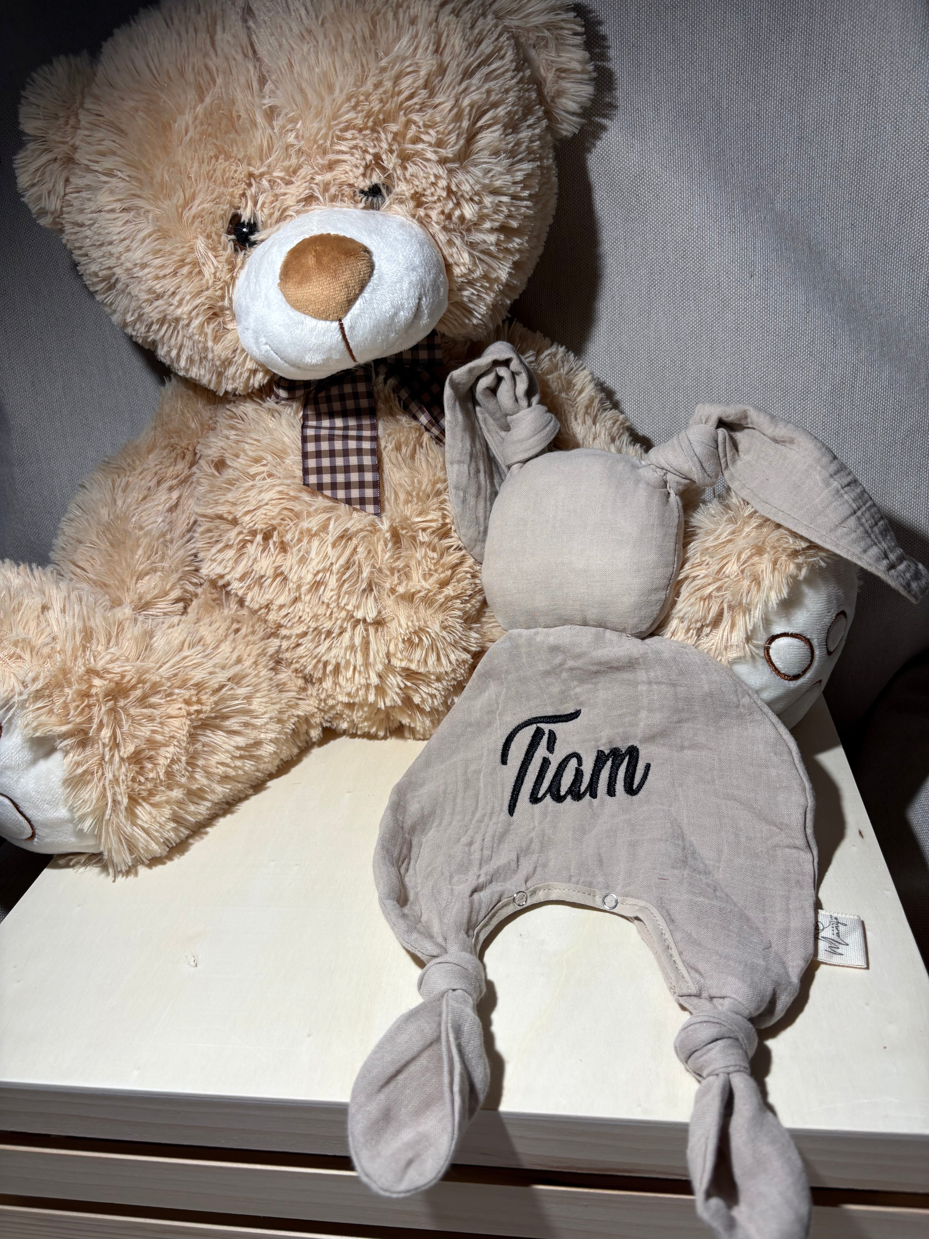 Doudou Lapin - Gaz de coton