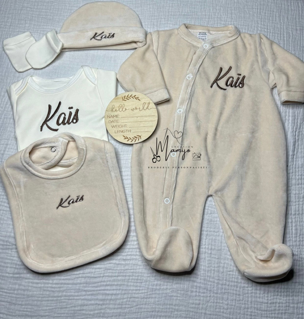 Kit 5 pièces - Velour