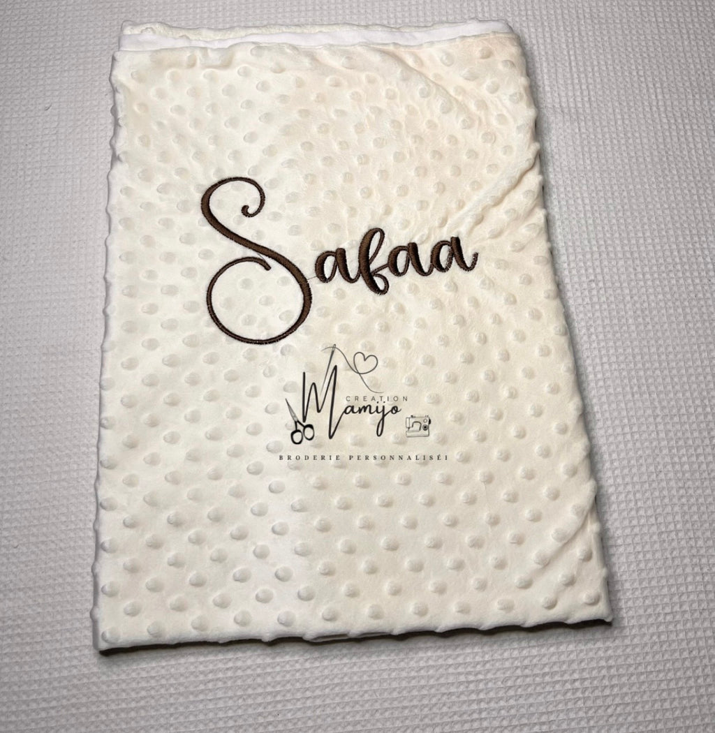 Plaide doublée polaire - Minky